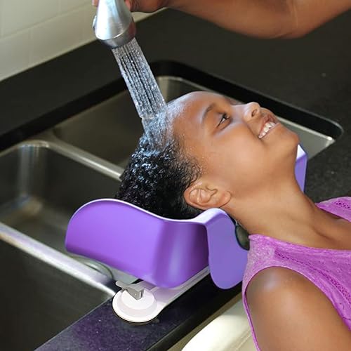 Miniatura 13 de Shampoo Buddy Lavabo portátil para el cabello para niños, niños pequeños, niños, adolescentes | Tazón de champú portátil para usar en bañera o