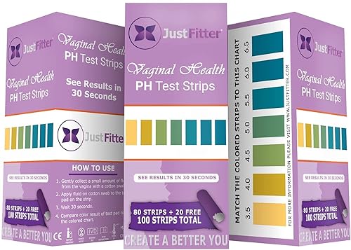 Miniatura 2 de Just Fitter Tiras de prueba de equilibrio de pH vaginal. Kit de bienestar personal para mujeres. Apoya la higiene femenina, la conciencia del