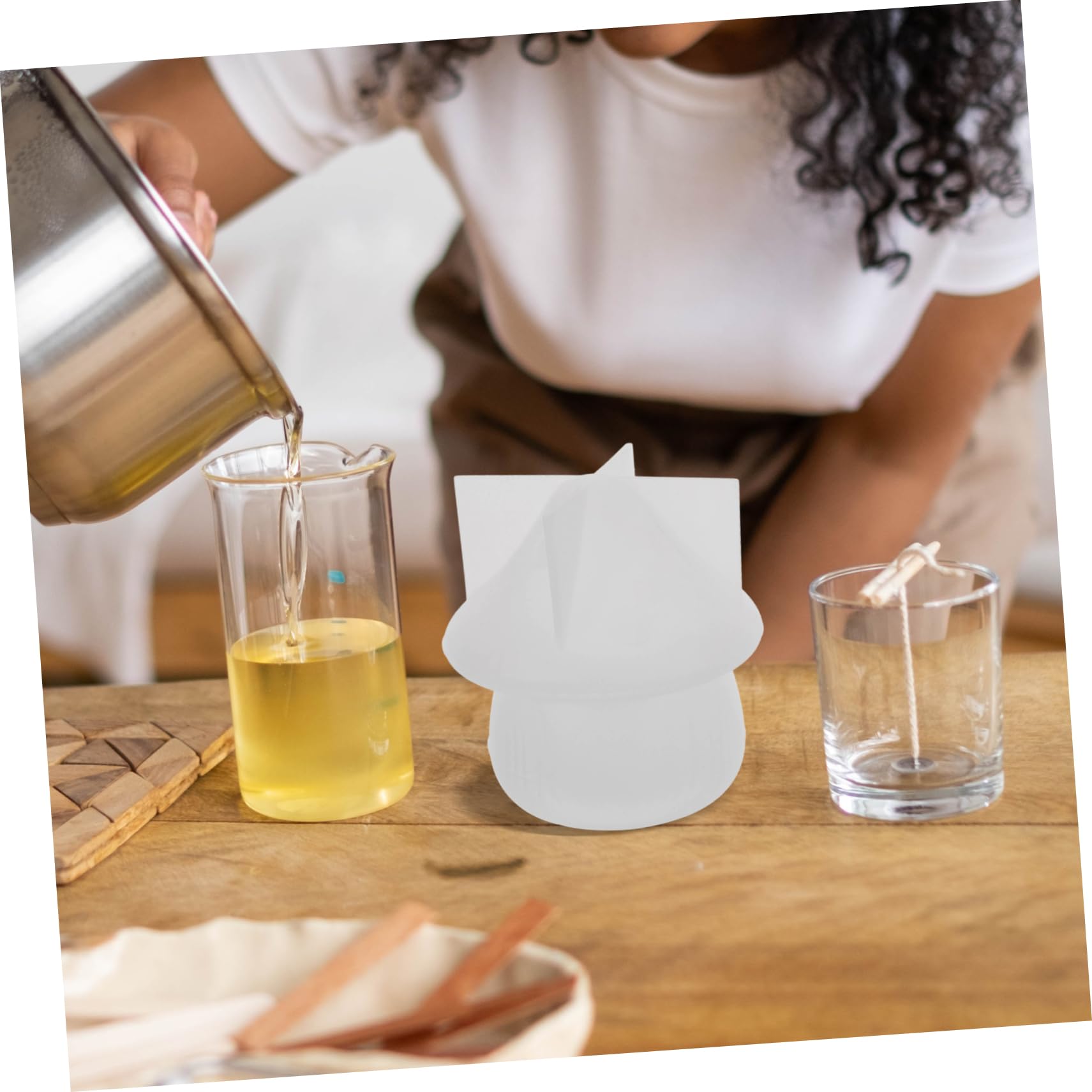 NUOBESTY 4pièces Moule Silicone pour Pot De Champignon Accessoire Époxy pour Créations Artisanales pour Bijoux Et Décorations Maison