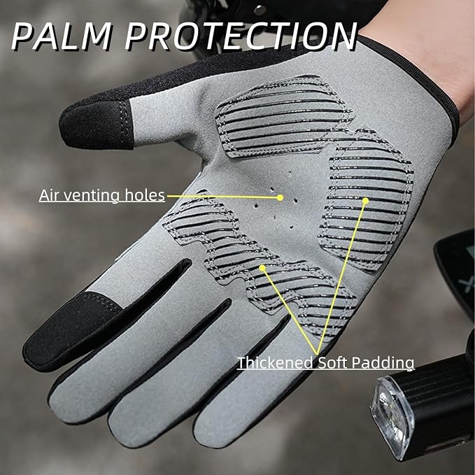 Guantes de ciclismo para hombre y mujer talla Large miniatura 3