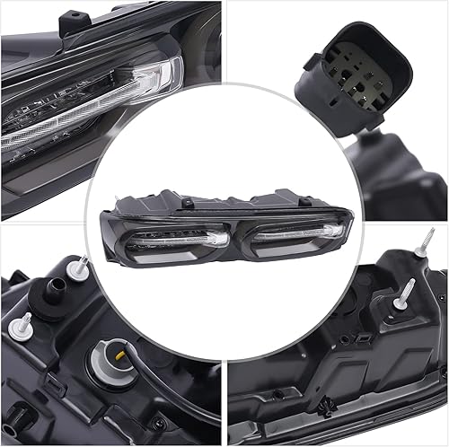 Miniatura 9 de LYNICESHOP Luces traseras LED de freno para Chevy Camaro 2019 2020 2021, luz trasera LED, lente transparente, luces traseras LED, montaje trasero