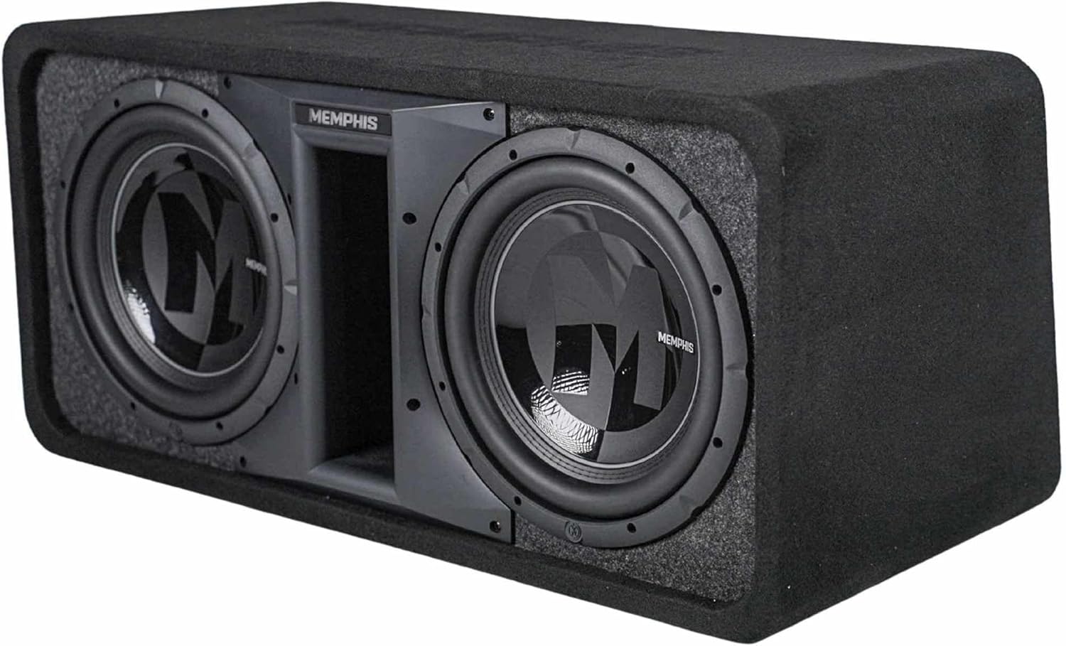 Memphis Audio PRXE12DFT - PRX Dual 12" Loaded 1 OR 2 Ohm Enclosure with RGB LEDs
