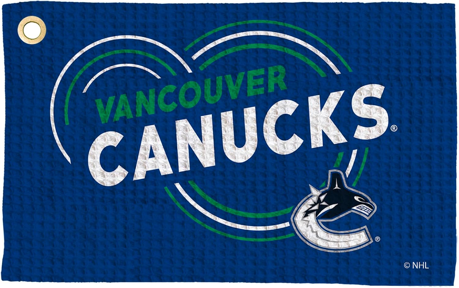 Northwest NHL Golf Towel – Official Licensed Microfiber Waffle Fabric, Absorbent 16x25 in Club Cleaning Accessory