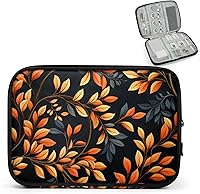 Vista 12 de Trees Electronics - Funda organizadora de viaje, accesorios tecnológicos, bolsa de almacenamiento de cables para cables, cargador, teléfono, disco