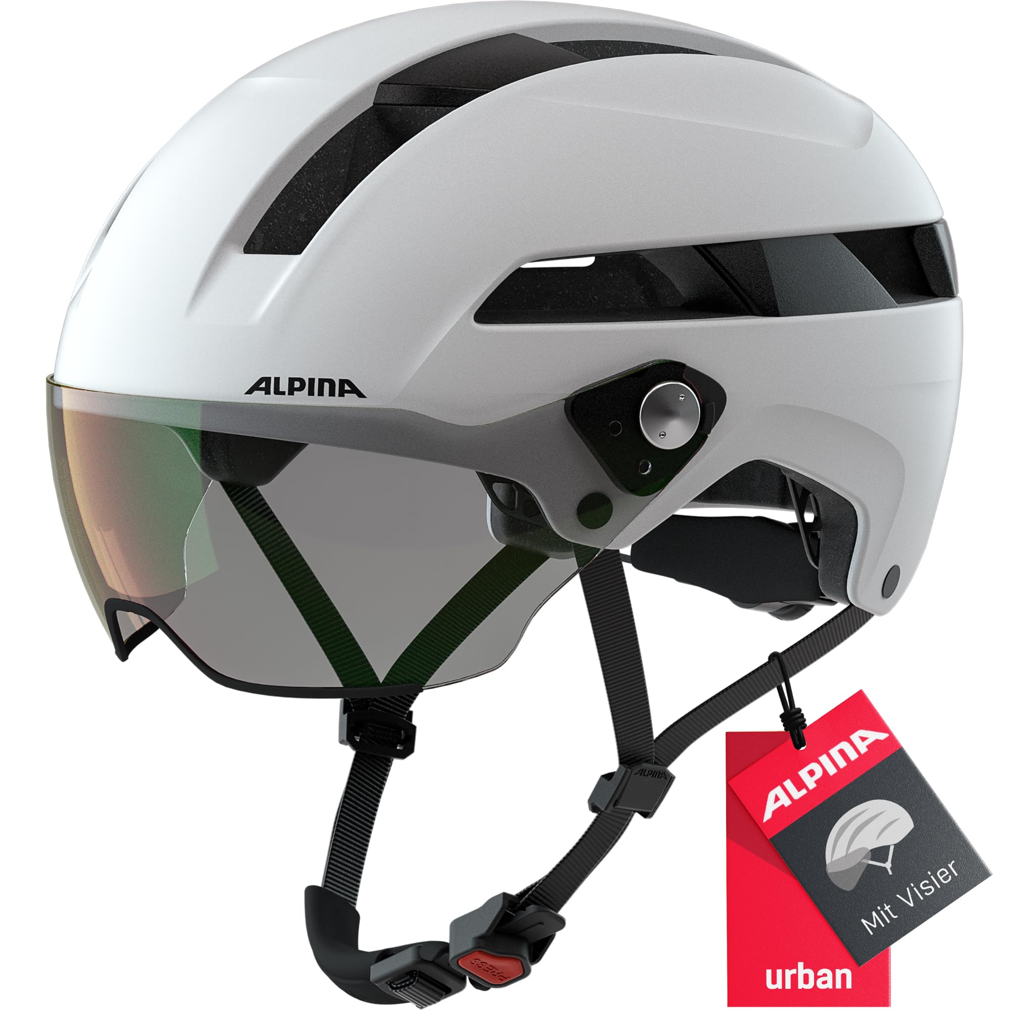 Alpina Unisex-Erwachsene SOHO Visor V Fahrradhelm