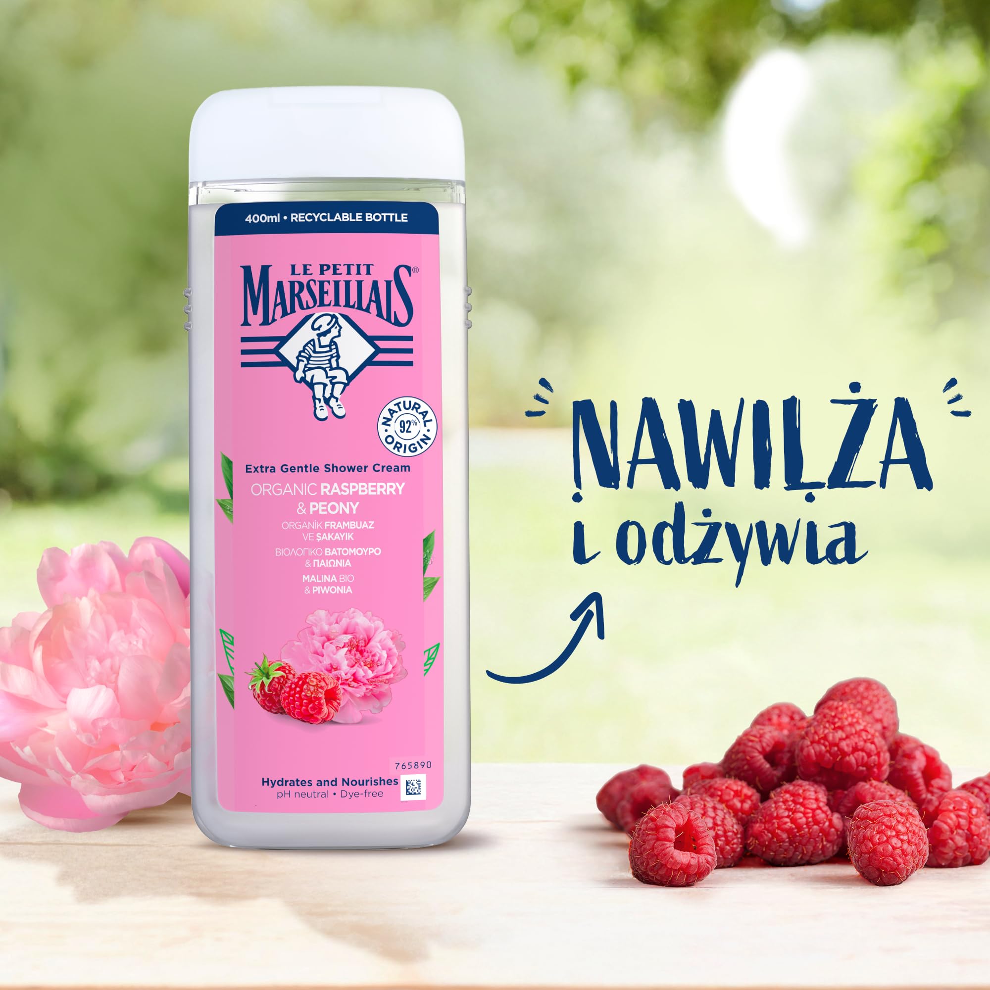 Le Petit Marseillais Frambuaz ve Şakayık Duş Jeli 400 Ml