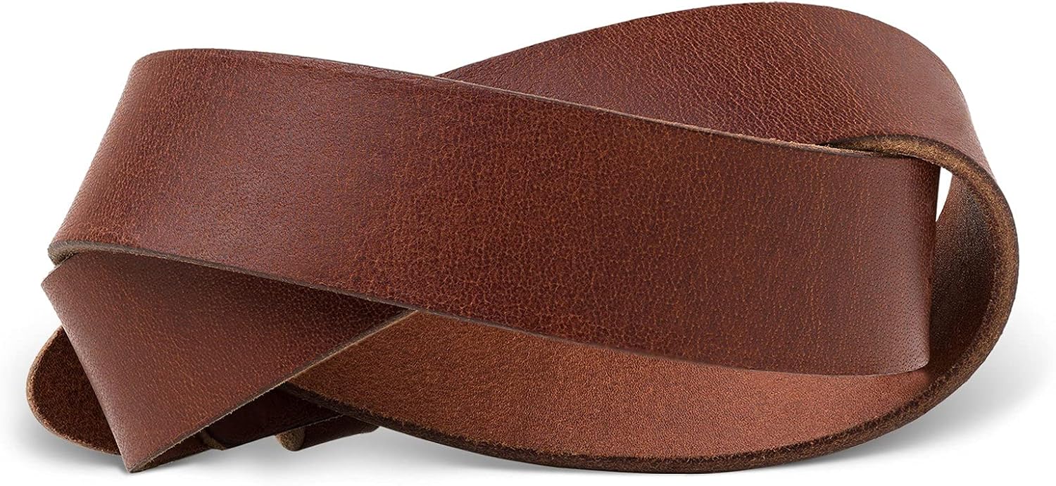 PEGAI Personalized Mens Leather Belt | Buffalo Leather Belt for Men
