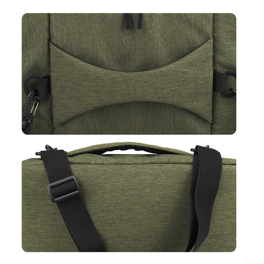 Zoegneer Bolsa de carrete de pesca impermeable con acolchado de algodón perlado resistente a los golpes, portátil con asa de transporte para almacenamiento para cebo y carretes (43 x 26 x 19 cm)
