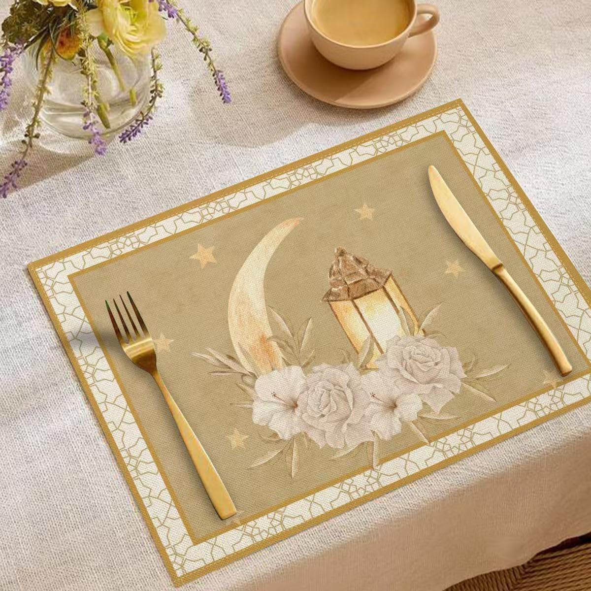 Printed Linen Placemats (skin tone)