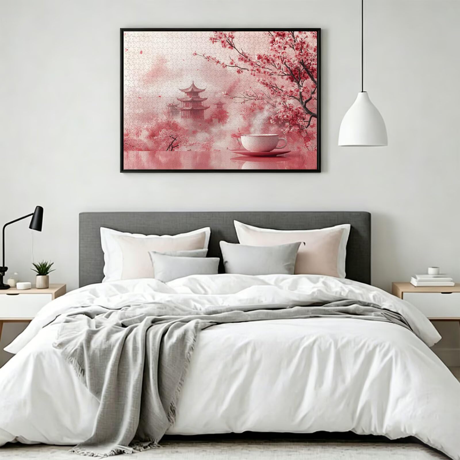 Puzzle 4000 Pezzi Il paesaggio Puzzle Classici per Gioco Familiare, n-361 | Impossibile Puzzles, Intrattenimento Creativo, Rilassamento e Intelligence, Regalo per Amore e Amico, ciliegio in fiori
