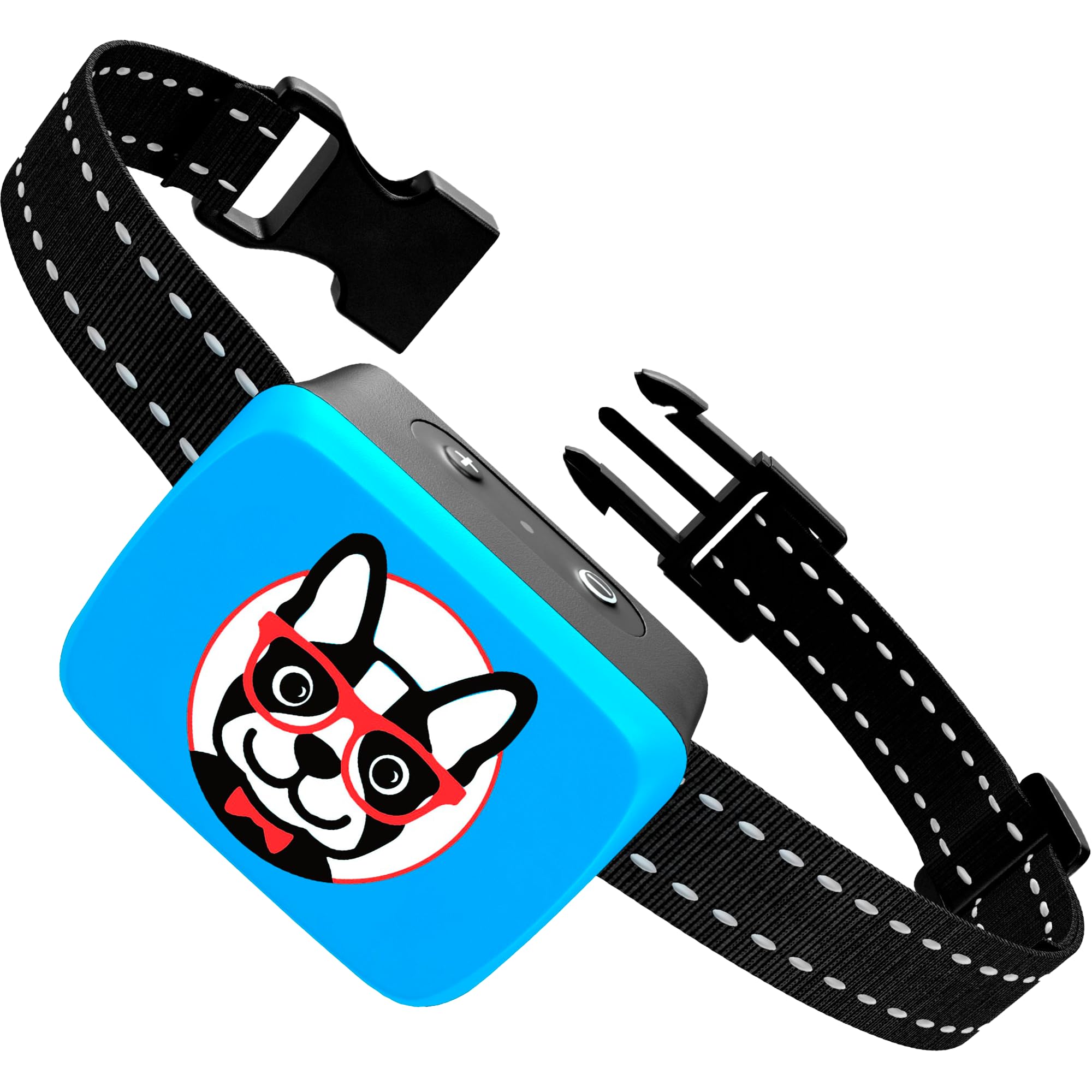 Small Dog Bark Collar (Model 4) Blue