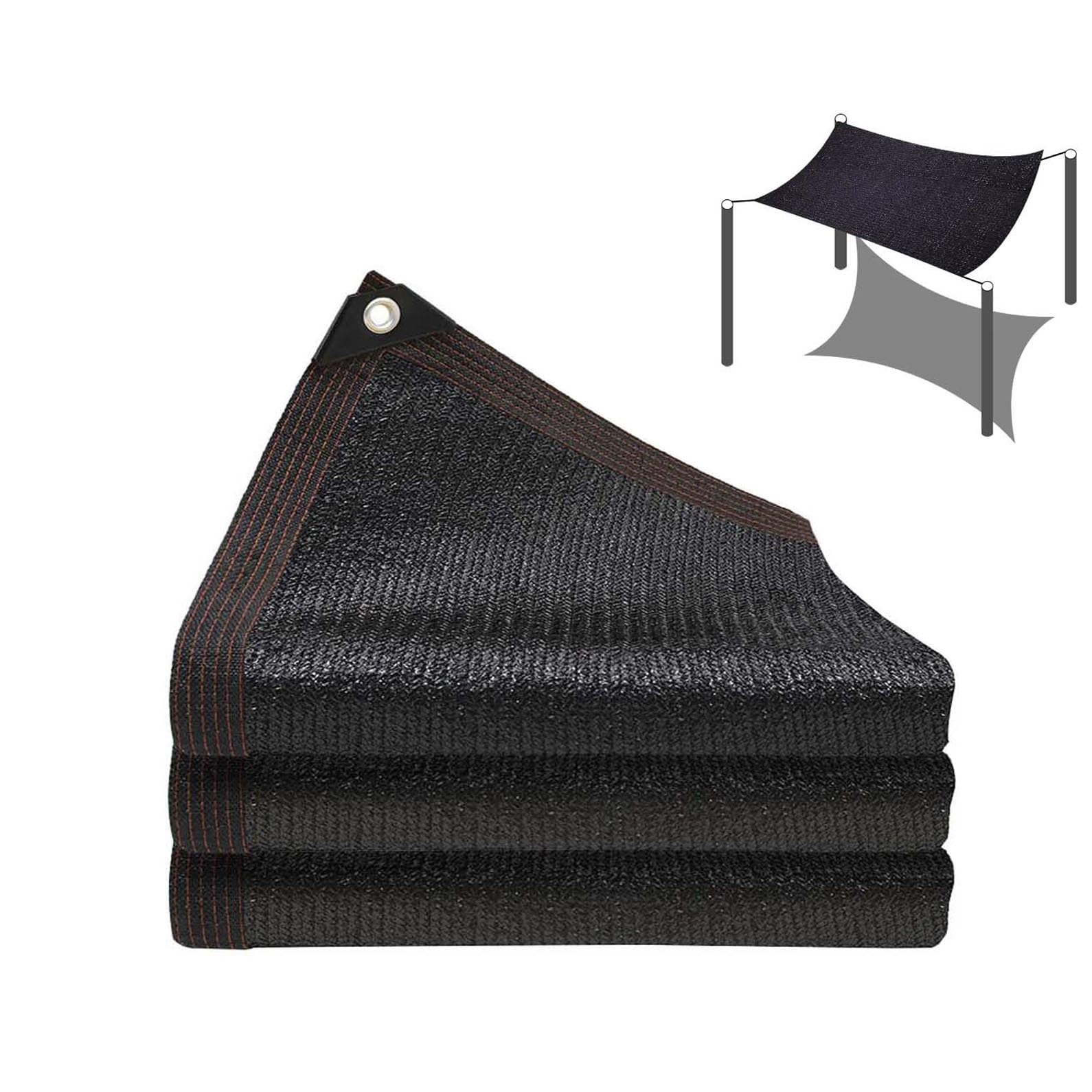 Toldo rectangular transpirable para patio y cenas de verano en jardín