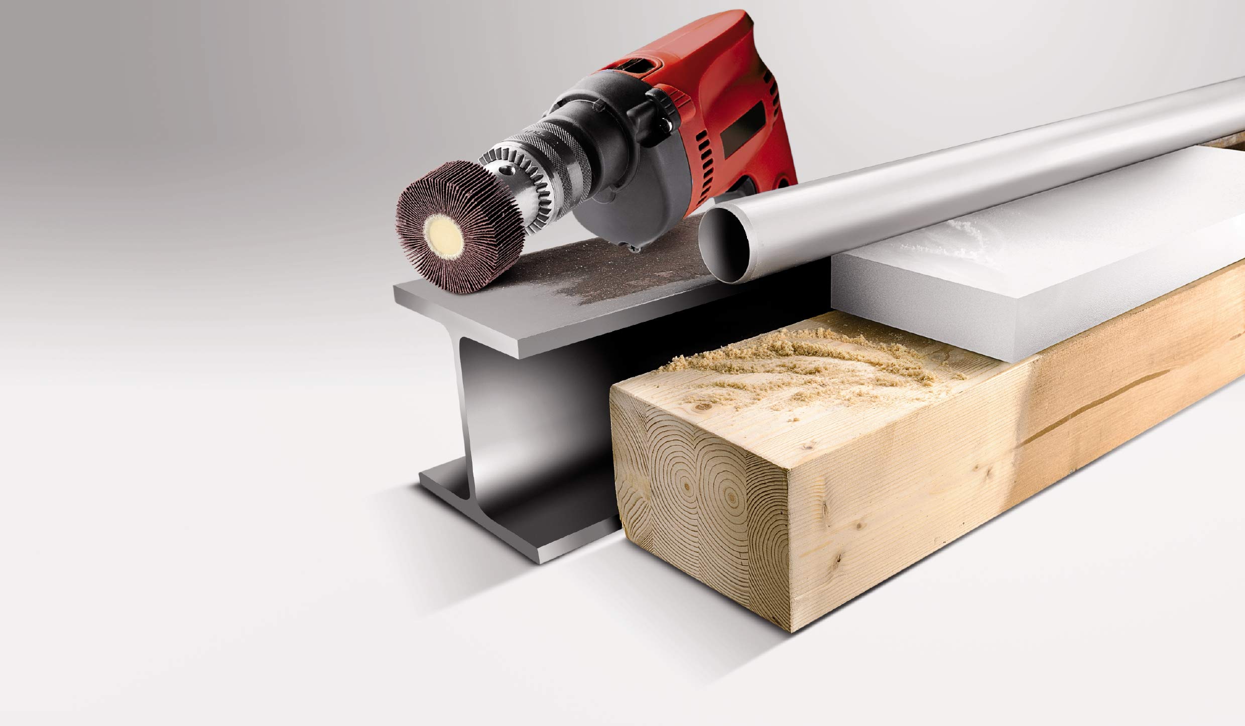 KWB Lamellenschleifer Korund 50×20 Mm – Mit 6-mm-Aufnahme, Ideal Für Holz, Metall & Kunststoff