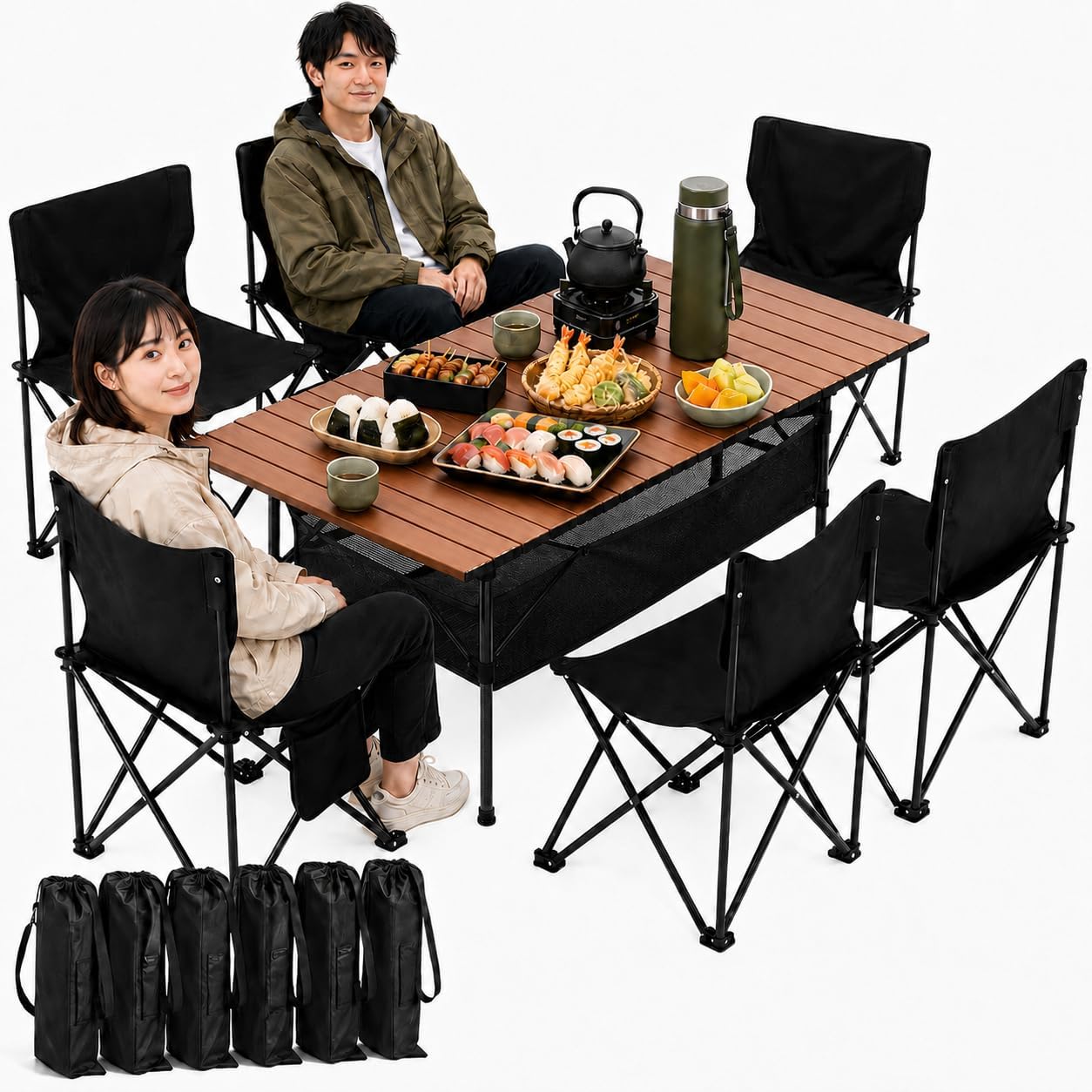 キャンプ！運動会！BBQ！テーブルセット Amazon.co.jp: XINGMIVA アウトドアテーブルセット キャンプ用
