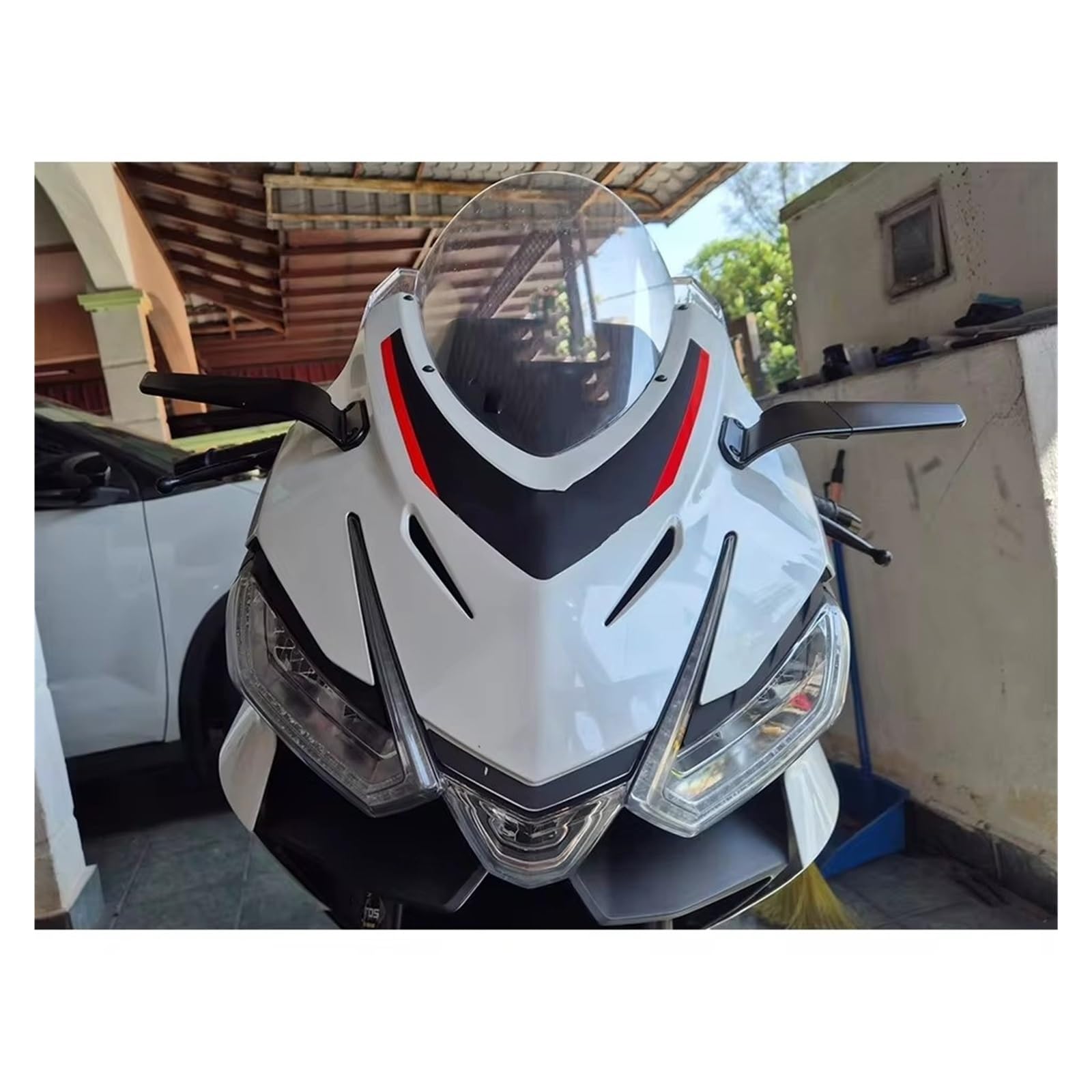 Specchietti Stealth For Moto, Compatibili Con Aprilia RS 457, RS457 2024- Accessori Specchietto Laterale Regolabile For APRILIA 457RS 457 RS Ala Fissa