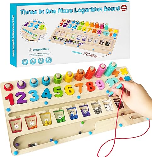 Juguetes Montessori magnéticos de color y número, juguetes para niños pequeños, juguetes para niños de 3 años en adelante, actividades de