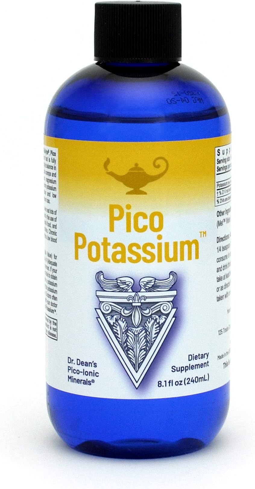 RnA ReSet - Pico Potassium -Cardiovascular,Bones,Brain,muscular health support- 240ml