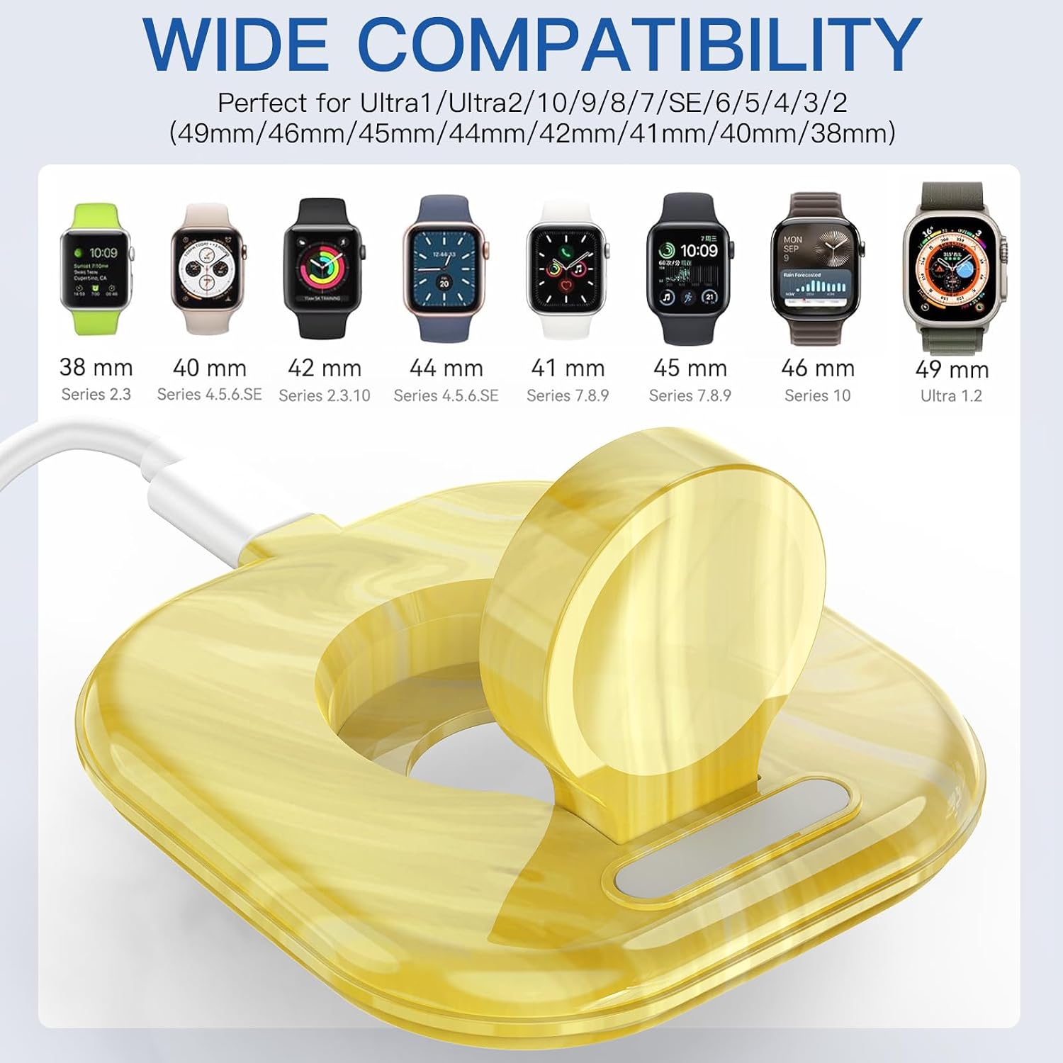 for Apple Watch Charger Stand, Magnetic Fast Charging Dock Portable Design image 4
