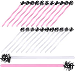 100Pcs Disposable Eyelash Brush Set Nylon Tip...