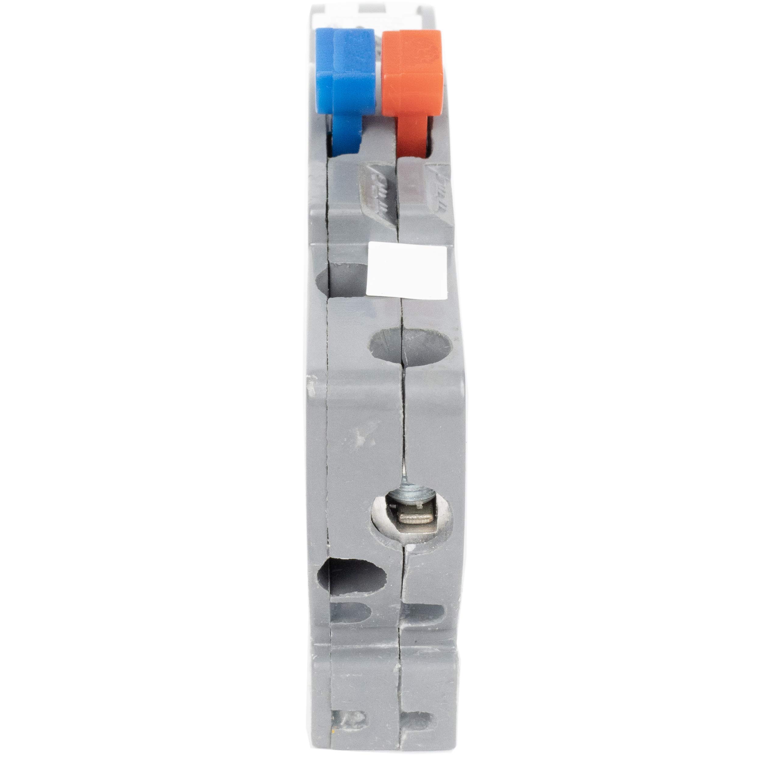 Connecticut Electric UBIZ1520 Newly Manufactured Zinsco R381520 Replacement, Twin/Tandem 15/20 Amp Thin Series Circuit Breaker, Gray — Amazon image 2
