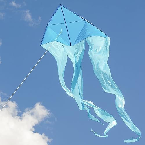 Miniatura 6 de In the Breeze Wave Delta Kite, cometa de una sola línea, tela Ripstop y tafetán, línea y bolsa incluidas