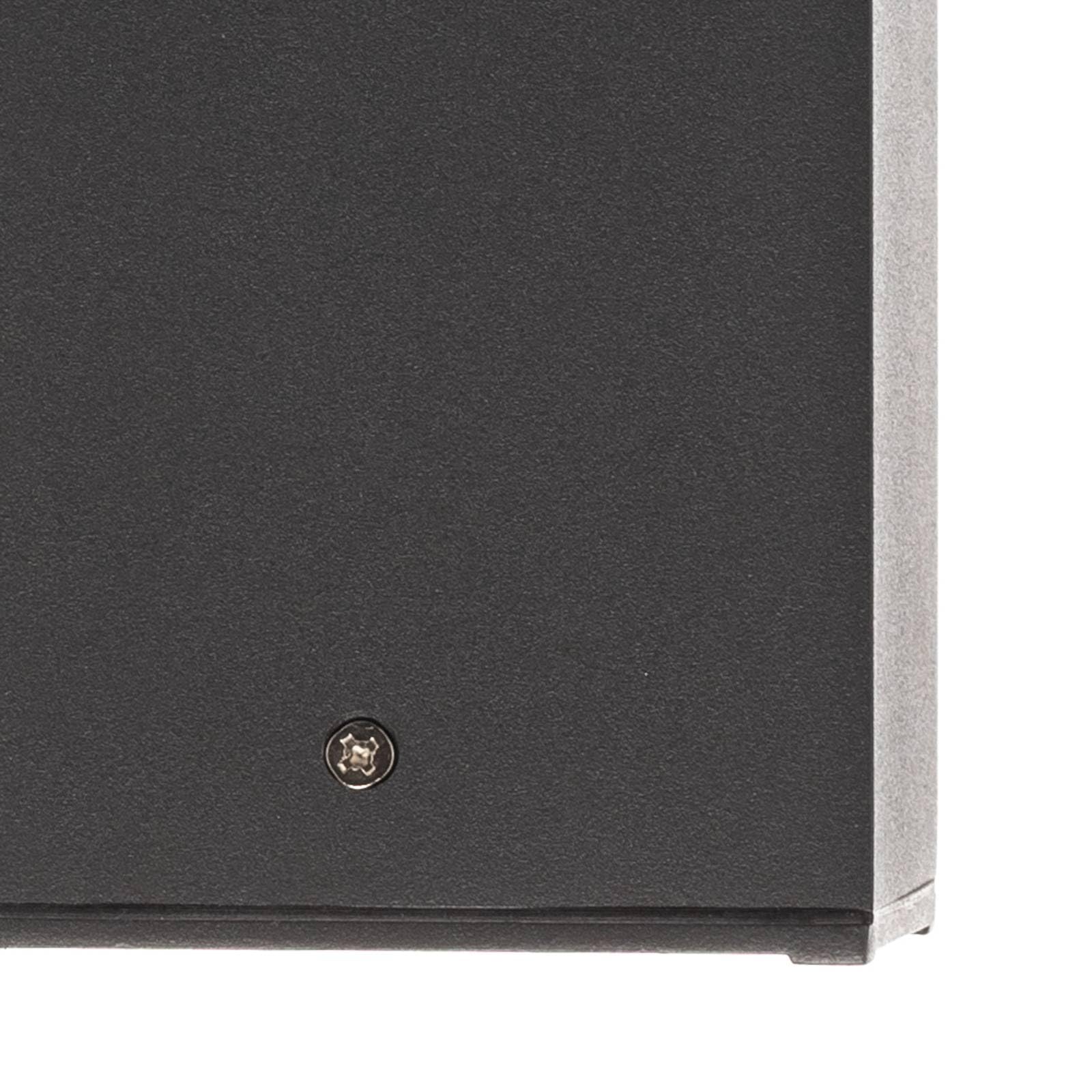 Lucande Lampada LED da esterni (Moderno) colore Nero, in Alluminio lampadina inclusa lampioncino paletto luminoso lampada viale lampione
