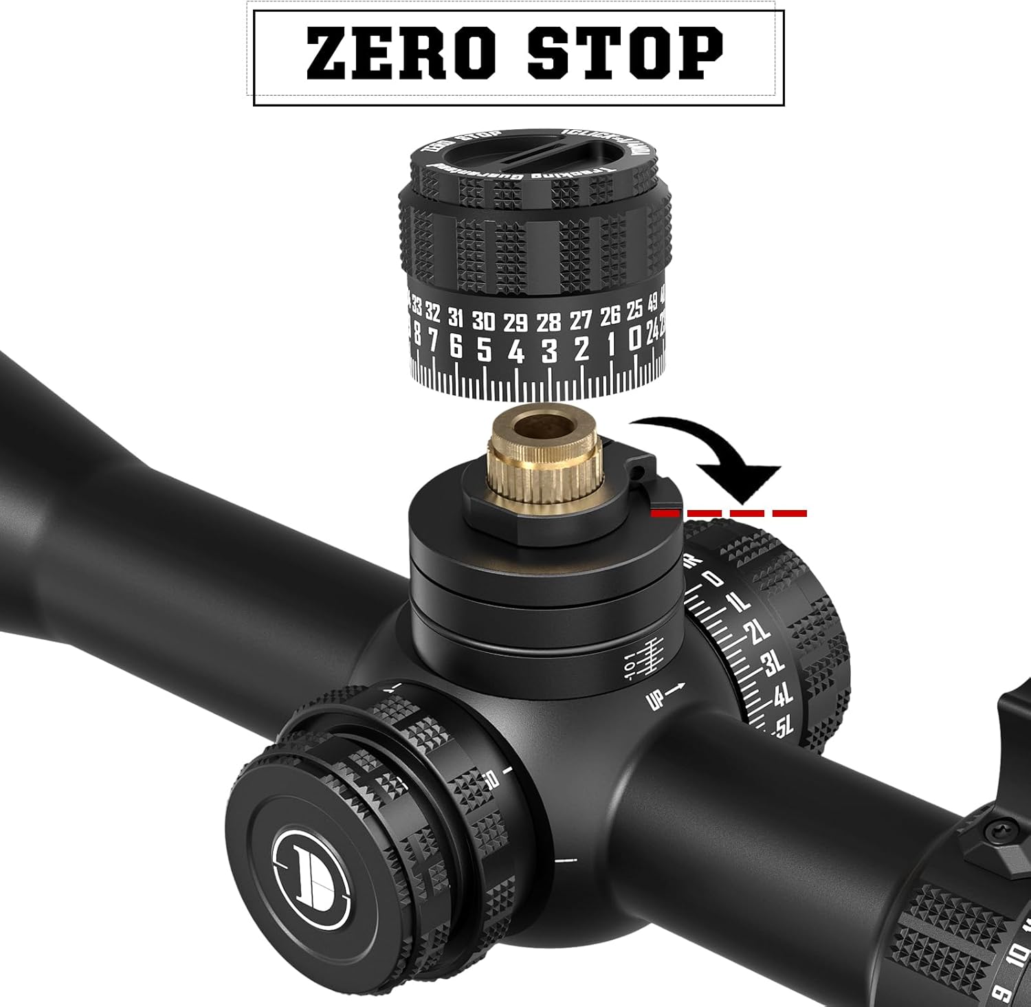 Optics ED GEN-II 5-25x56mm PRS Rifle Scope FFP, Illuminated Reticle with Zero Stop 34mm Tube