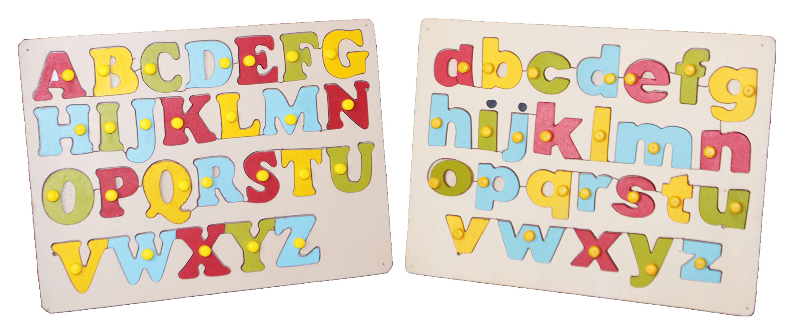Buy DEVICE OF URBAN INFOTECH Wooden English Alphabet Puzzle Board Small