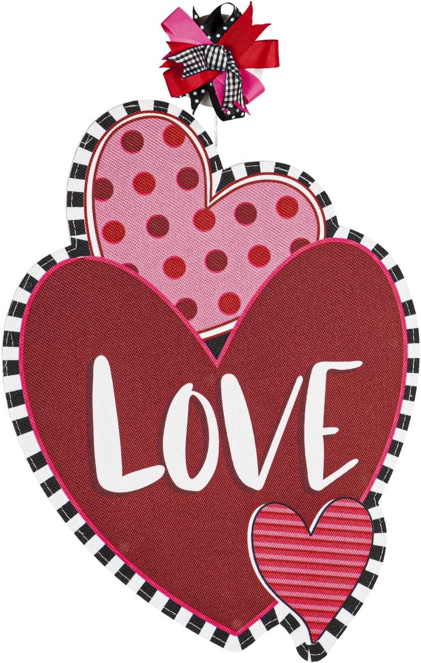 Evergreen Heart and Love LED Window Decor