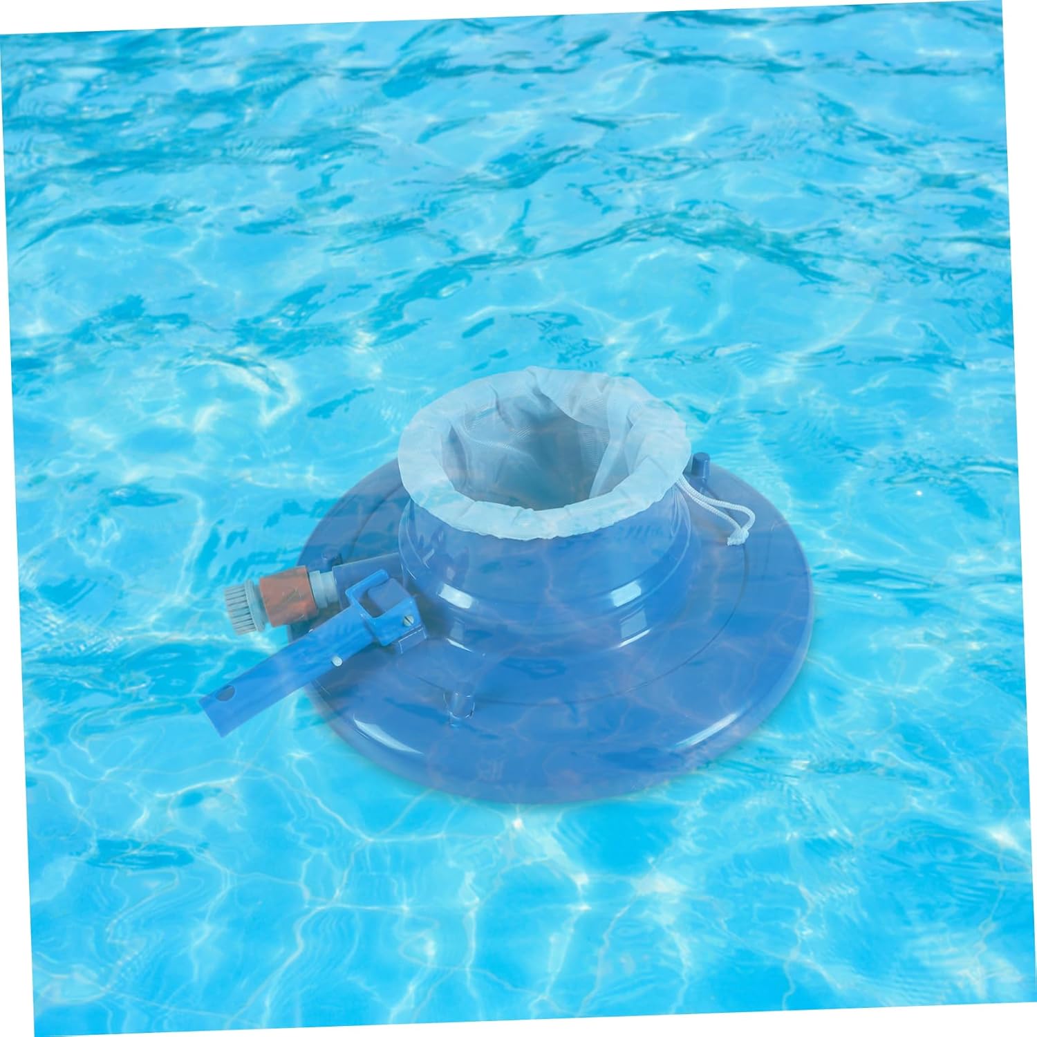 POPETPOP 1Set Swimming Pool Leaf Cleaner Head Tool Compatible with Vacuum Cleaners Efficiently Removes Leaves Debris from Pool Floor Durable Design with Filter for Performance