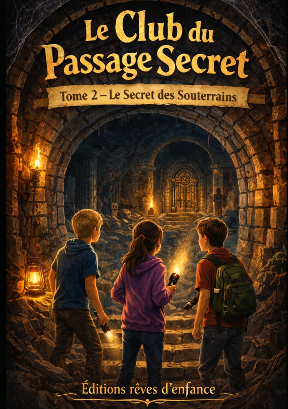 Le Club du Passage Secret – Tome 2: Le Secret Des Souterrains | Roman d’aventure et de mystère pour enfants 9-12 ans