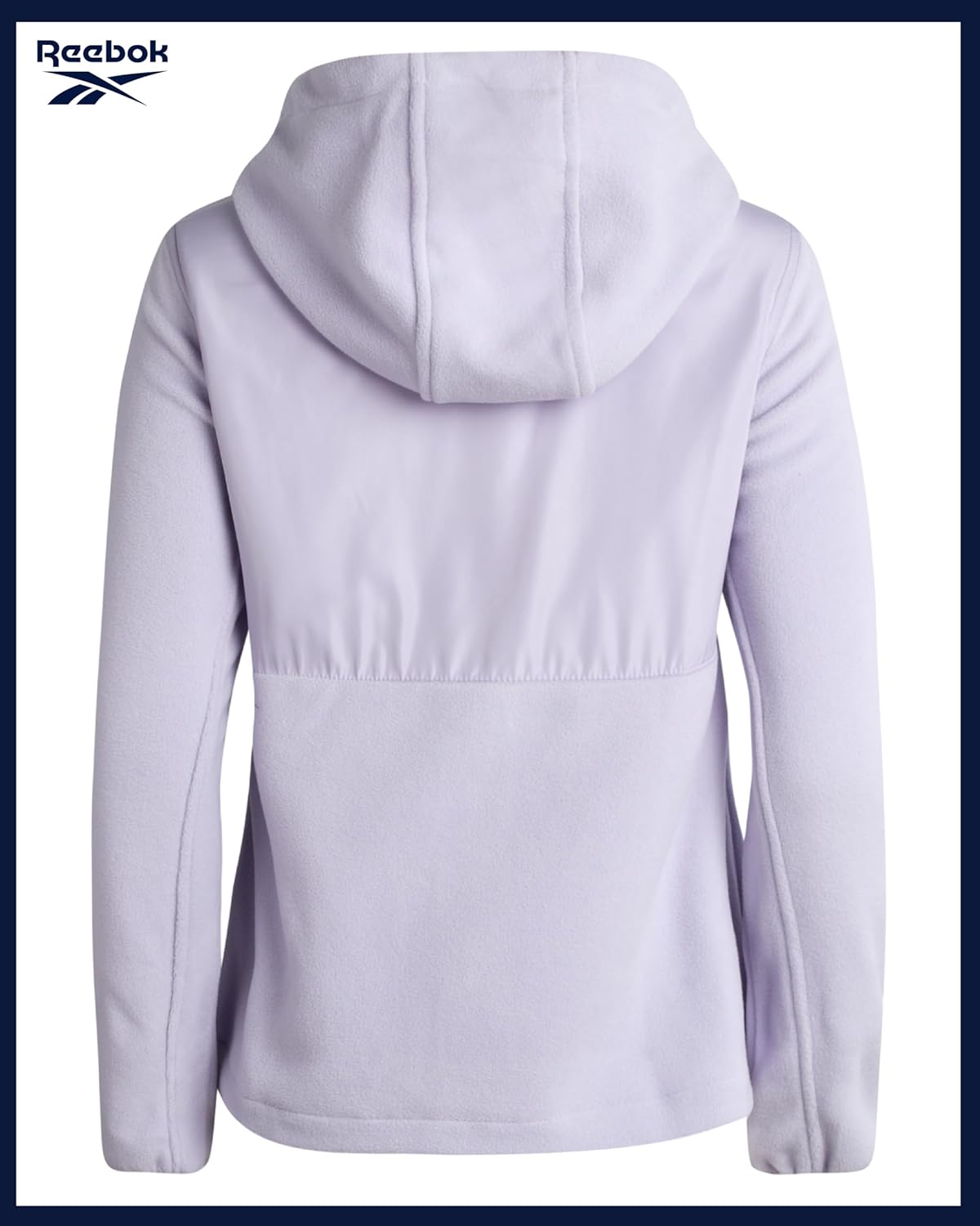 Reebok Womens Fleece Jacket - Lightweight Super Soft Polar Fleece Lined Outerwear - Zip Up Hooded Winter Jackets for Women - Image 7