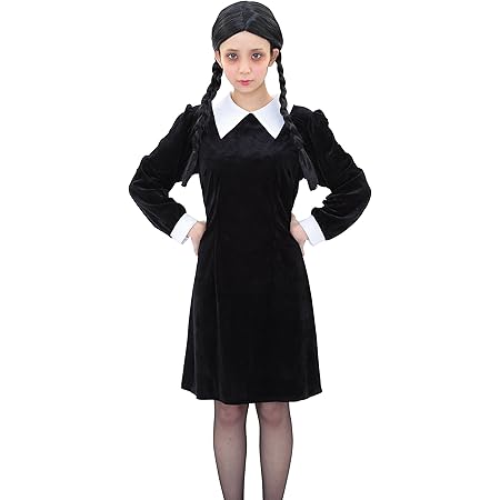 Amazon Feeshow アダムスファミリー ウェンズデー アダムス コスプレ 衣装 レディース 水曜日 ハロウィン コスチューム ドレス 仮装 パーティー ワンピース 学園祭 ブラック S コスプレ 仮装 通販 Amazon Feeshow アダムスファミリー ウェンズデー アダムス コスプレ 衣装 レディース 水曜日 ハロウィン コスチューム ドレス 仮装 パーティー ワンピース 学園祭 ブラック S コスプレ 仮装 通販