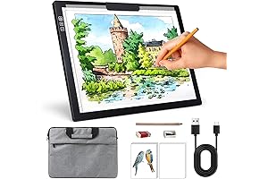 Rechargeable Lightbox for Drawing and Tracing