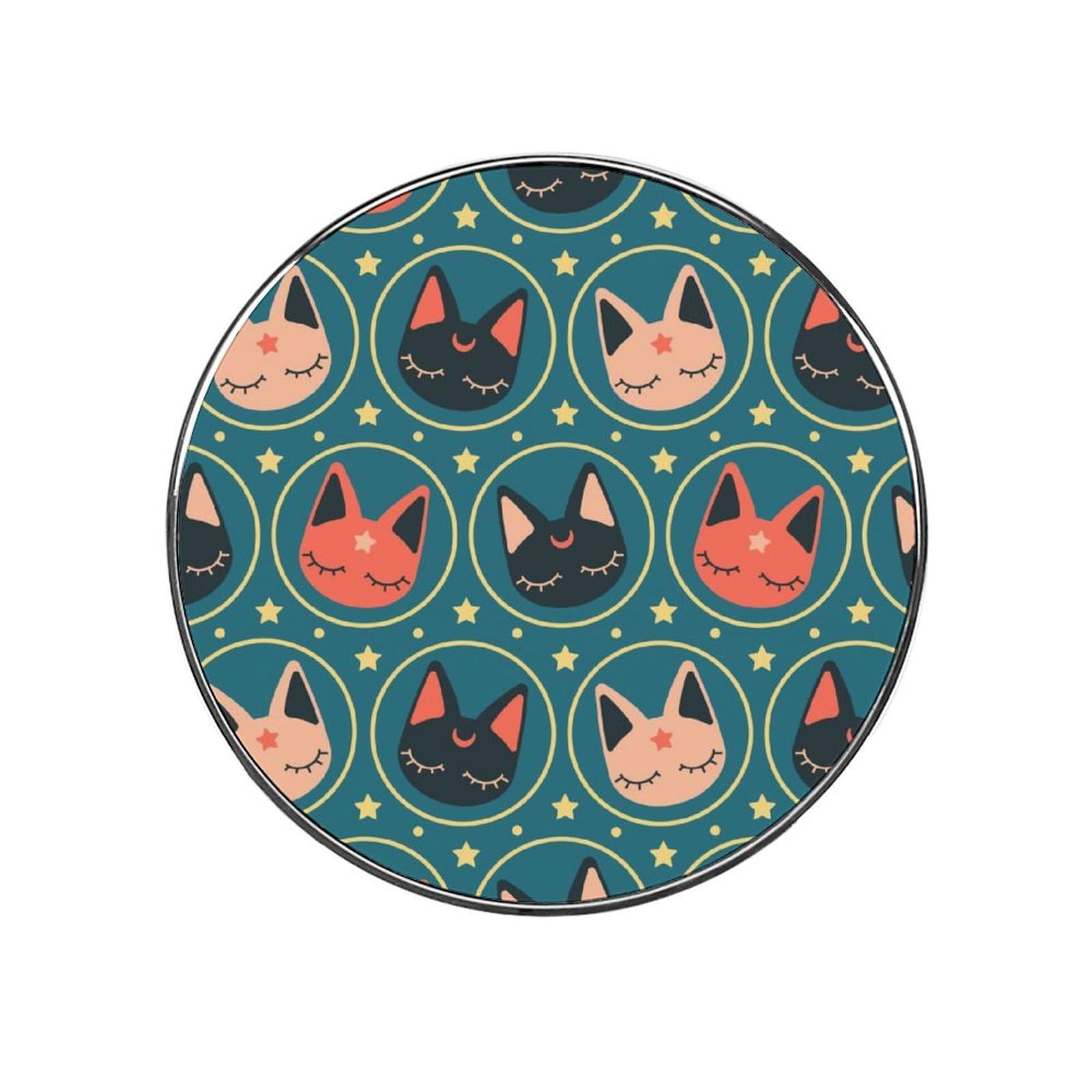 Cute Kitten Alloy Fridge Magnet For Office Cabinet Refrigerator Whiteboard Photo