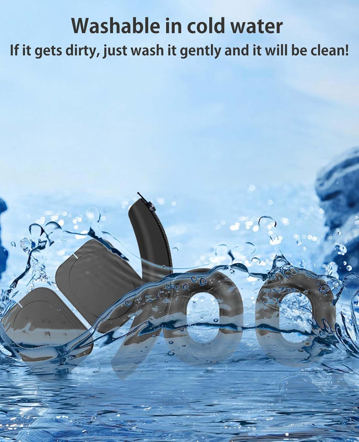 [3Sets] for Nothing Headphone (1) Case Cover,NOUKAJU Silicone Protective Cover,Headphones Accessories,Silicone Ear Pads & Headband & Ear Cups Protector,Case for Nothing Headphone 1(Black) - Image 6