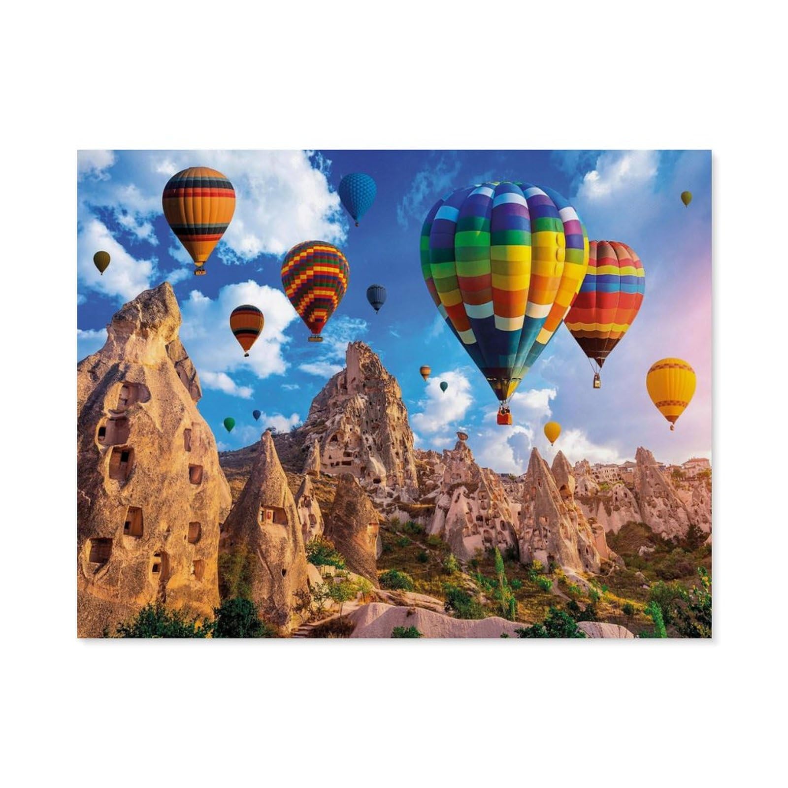 Paint by Numbers，Balloons in Cappadocia，DIY Paint by Numbers Kits for Adults Kids,Canvas Oil Painting with Brushes and Acrylic Pigment Paint by Numbers Arts Craft for Home Wall Decor(30x40cm）-C44