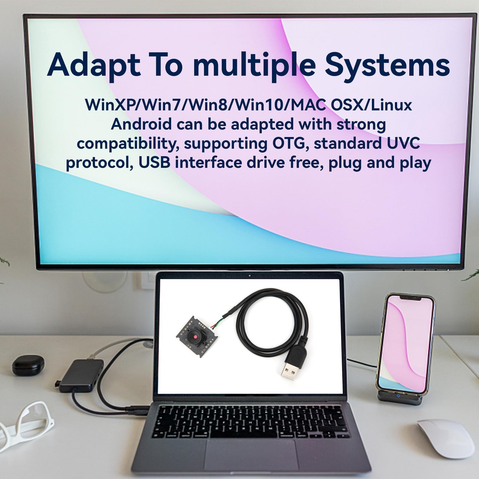 USB Kameramodul HD - Weitwinkel-Webcam Für PC, Laptop Und Android