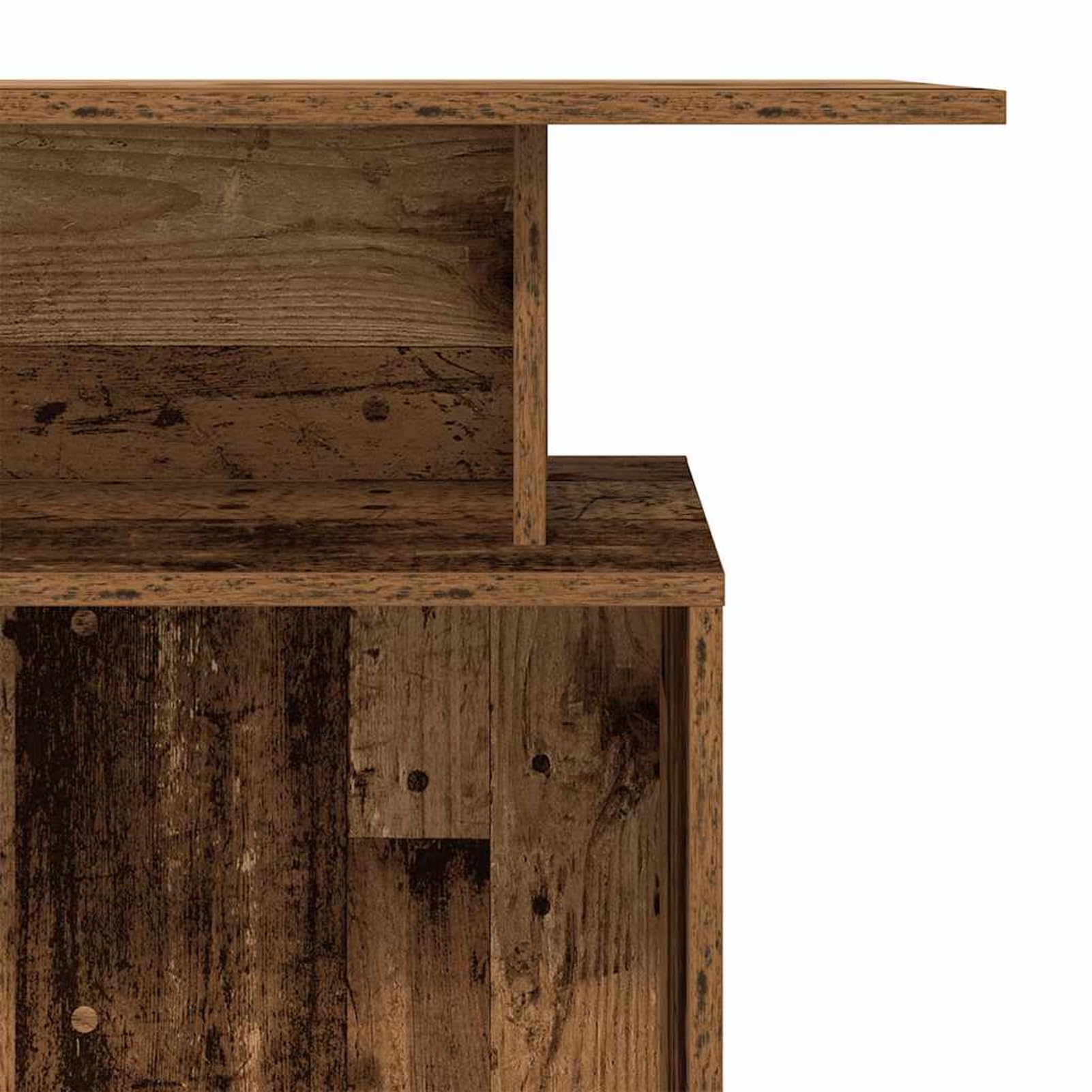 Gecheer Bancone Reception, Design Elegante con Piano Integrato e Spazio di archiviazione, 100x40x104 cm, truciolato, per uffici aziendali, Hotel, cliniche mediche e saloni di Bellezza