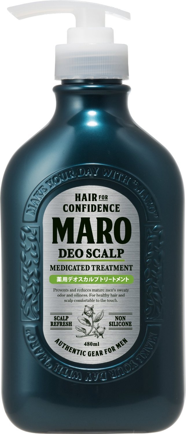 Maro Medicated Deo Scalp Treatment - 480ml (Green tea Set)