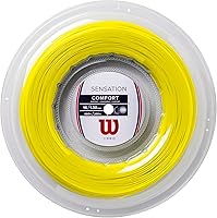 Vista 11 de Wilson Sensation - Juego de cuerda para raqueta de tenis y carrete de 200 m Blanco
