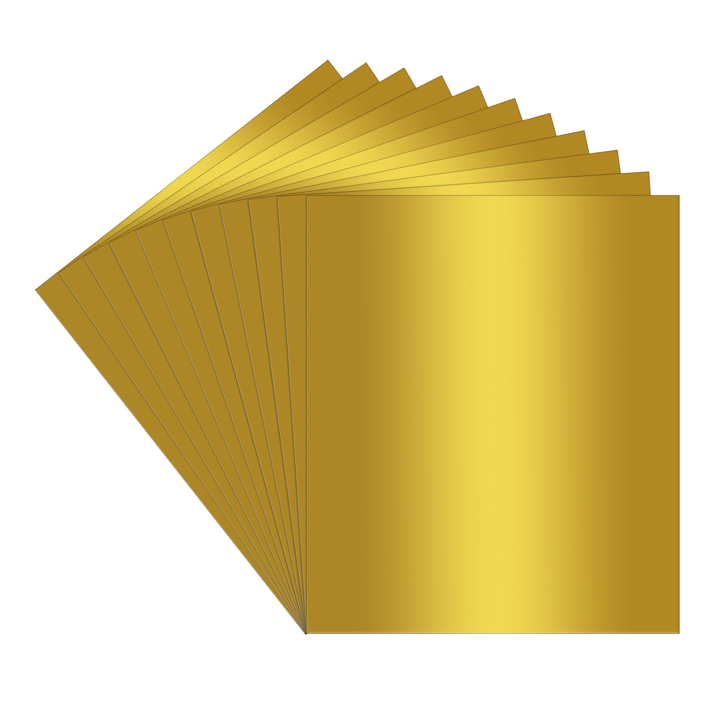 Netuno 100x Bastelkarton Perlmutt-Altgold DIN A4 21 Produktbild-Vorschau 4