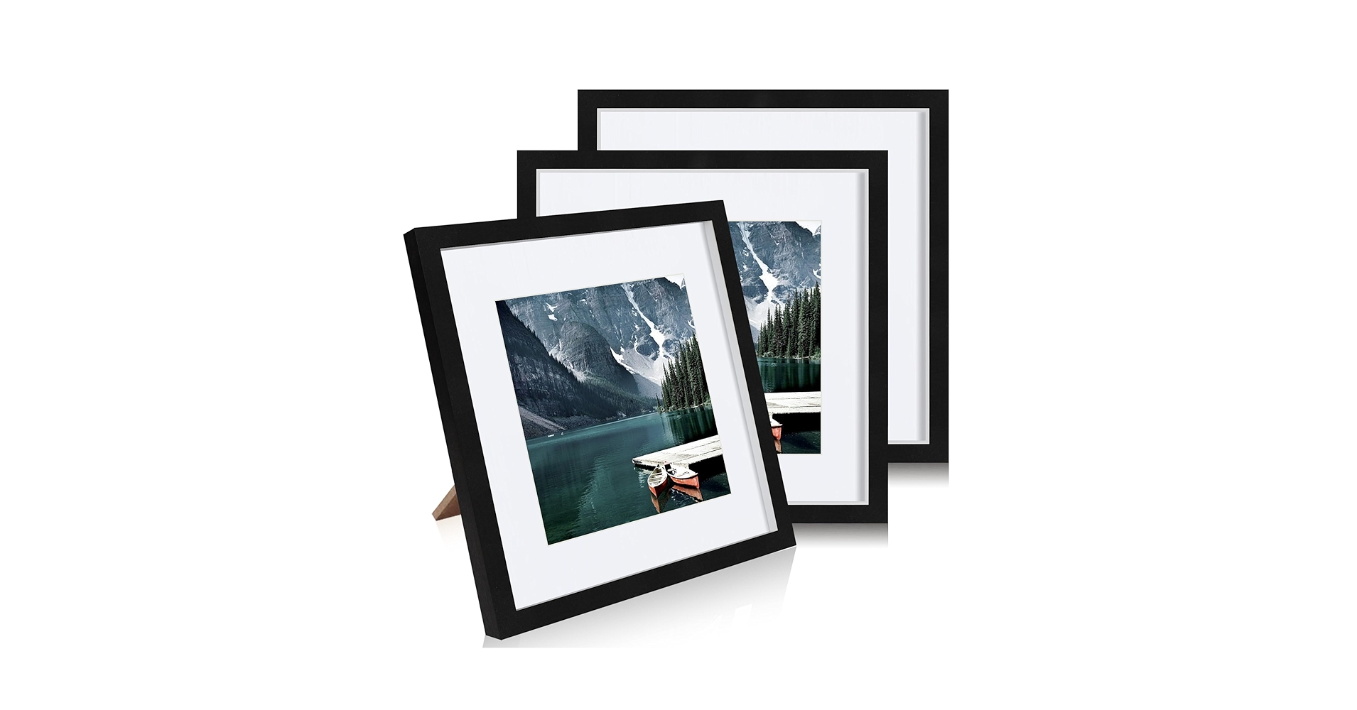 Amazon.co.jp: Hongkee 11x11 ホワイト写真フレーム 3個セット