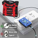 18V Jump Pack Charger Fits for Goodall Manufacturing JP-12-4000T JP-12-5000T JP-12-10000T Power Cord Supply AC DC Adapter for Goodall 12V Start-All Corded JumpPack Battery Charging Plug