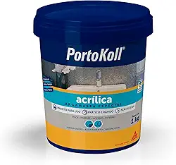 Portokoll – Argamassa especial acrílica –Assentamento – Pronto para usar – Balde de 1kg
