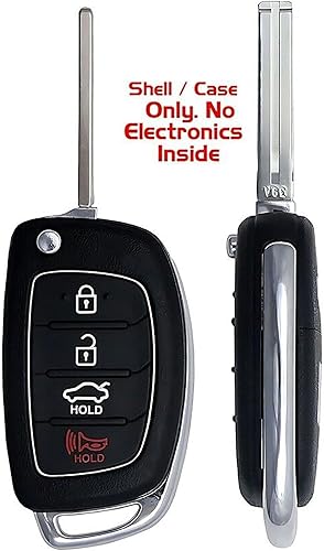 Miniatura 3 de 2 carcasas de repuesto para llavero de repuesto compatibles con vehículos Hyundai, MPN TQ8-RKE-4F25-03 (sin electrónica ni chip en el interior)