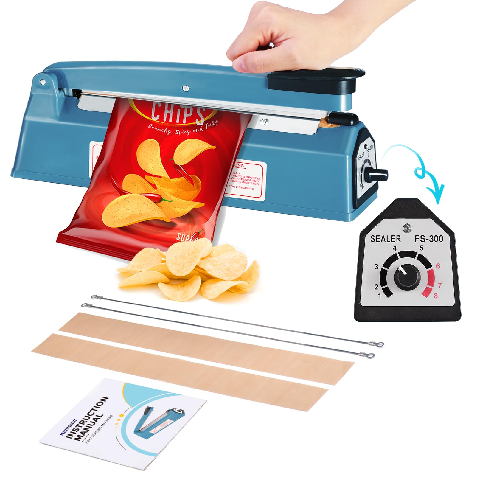 METRONIC 12 Inch Impulse Heat Sealer
