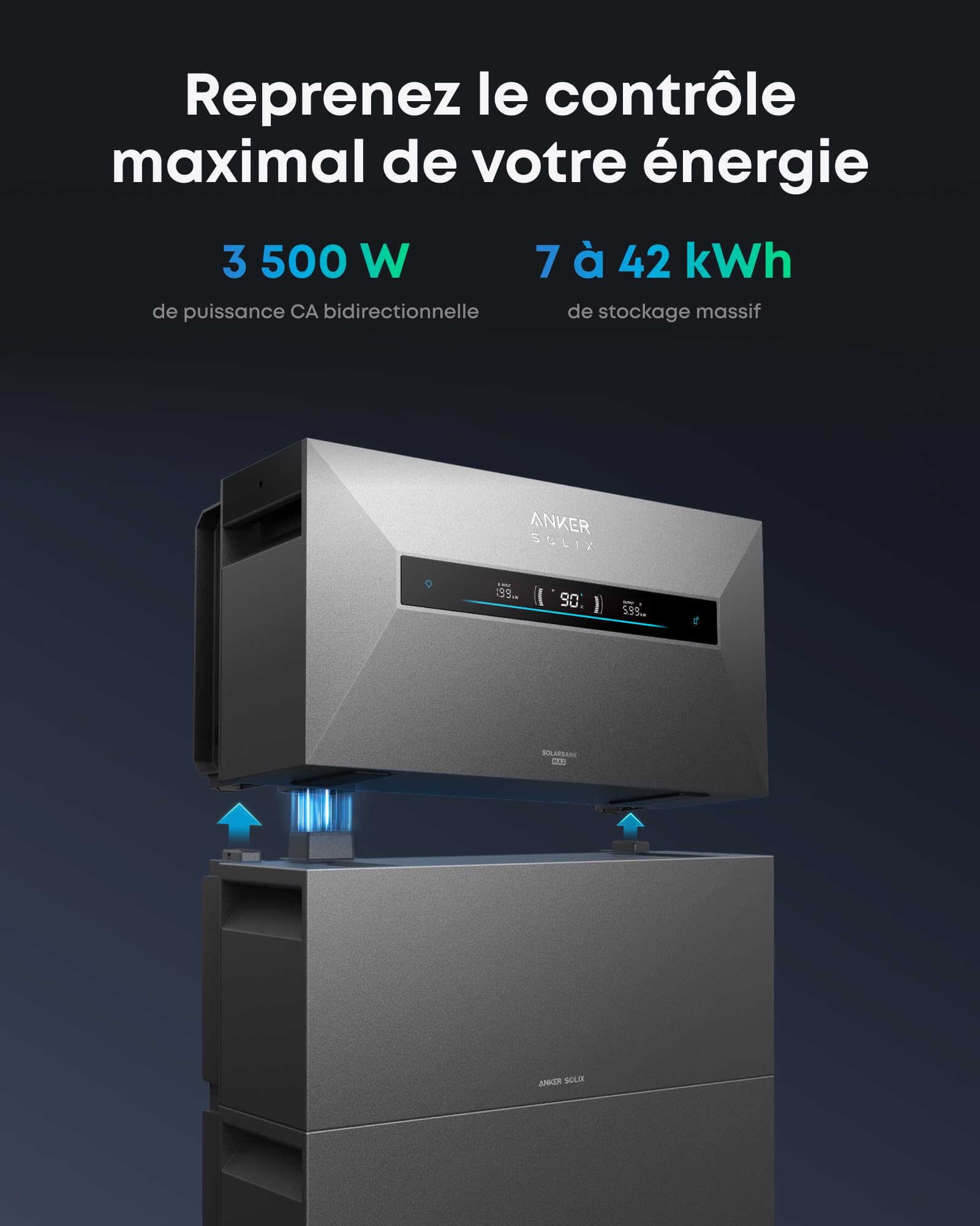 Anker SOLIX Solarbank Max AC, 7 kWh, 3 500 W