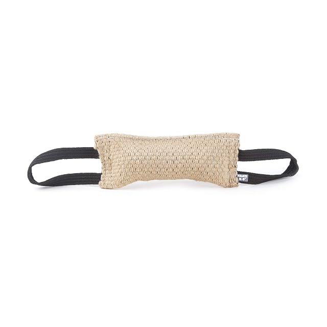 Foto 5 de 5 de Julius-K9, Mordedor de yute para perros, 25 cm x 7cm, 2 manijas