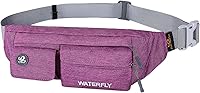 Vista 23 de Waterfly - Cangurera delgada de poliéster suave, resistente al agua, para hombre y mujer, para exteriores, correr, escalar, llevar iPhone 5 6 Plus